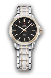 Swiss Military by Chrono Klassische Stahl Damenuhr - SM34040.12